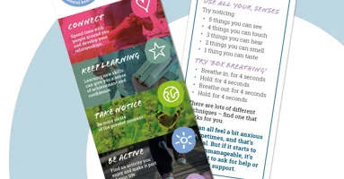 Image of our adults wellbeing bookmark Image of our adults wellbeing bookmark