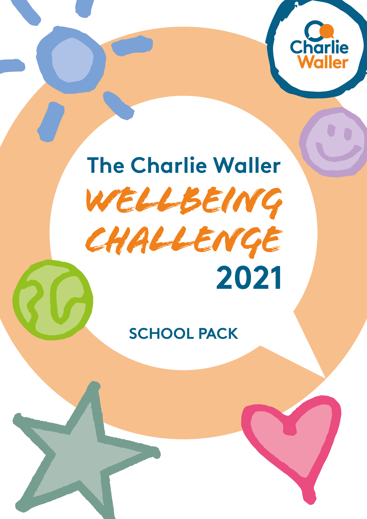 front cover of wellbeing challenge school pack