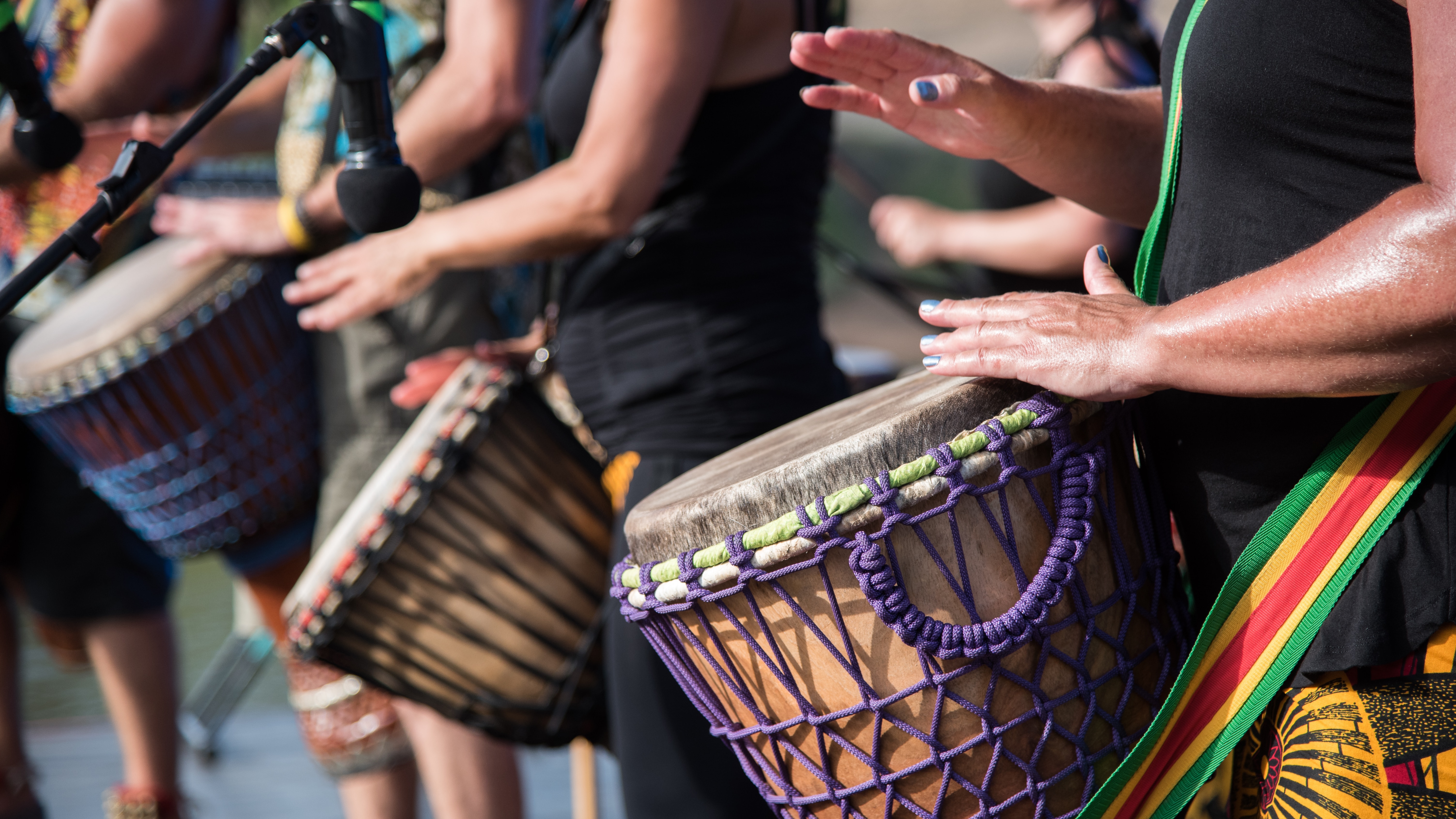 Image of people playing a drums