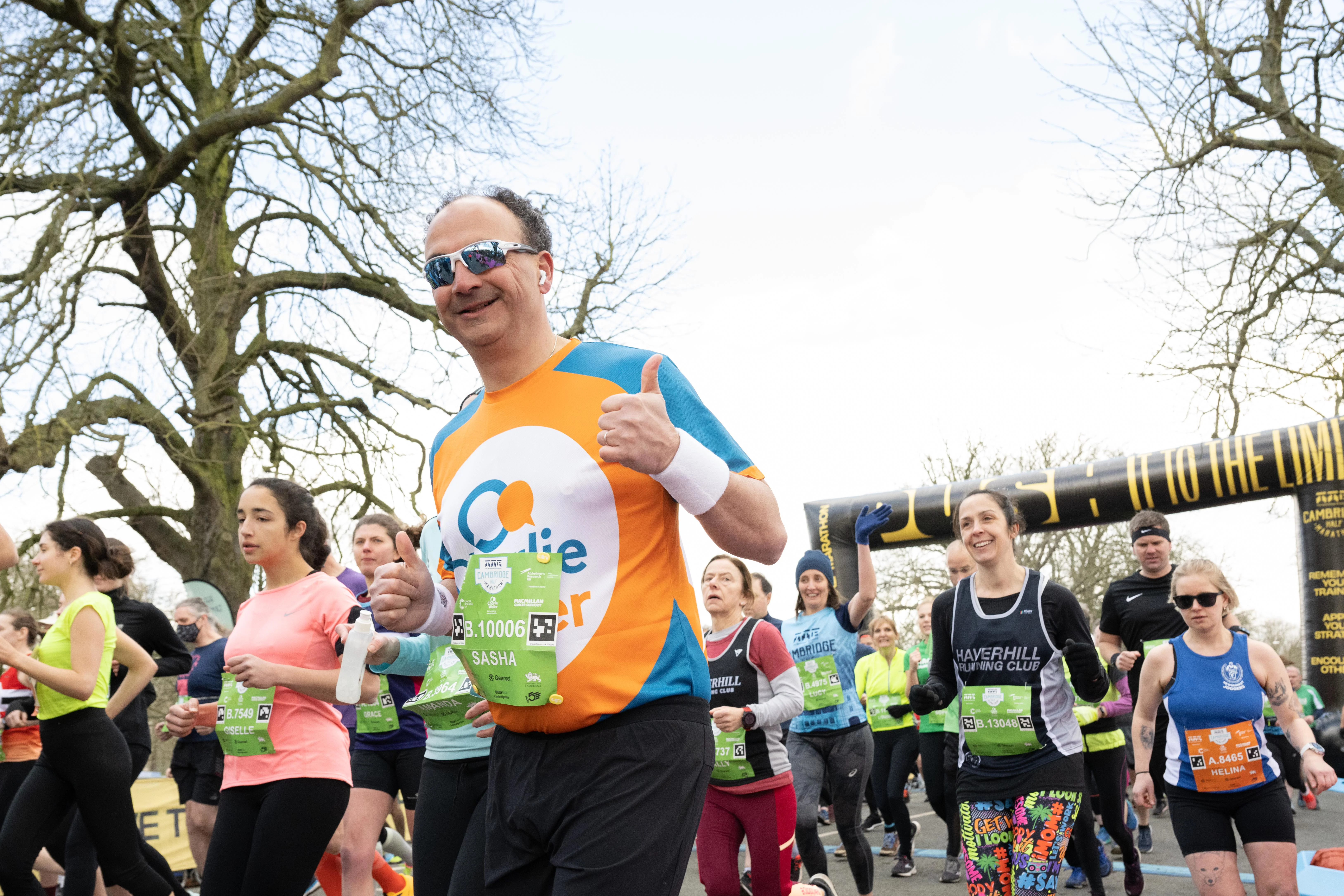 Cambridge Marathon Runner in CWT Tshirt
